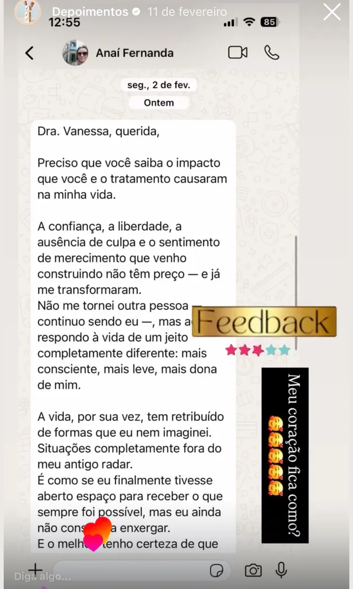 Depoimento de Anaí, parte 1