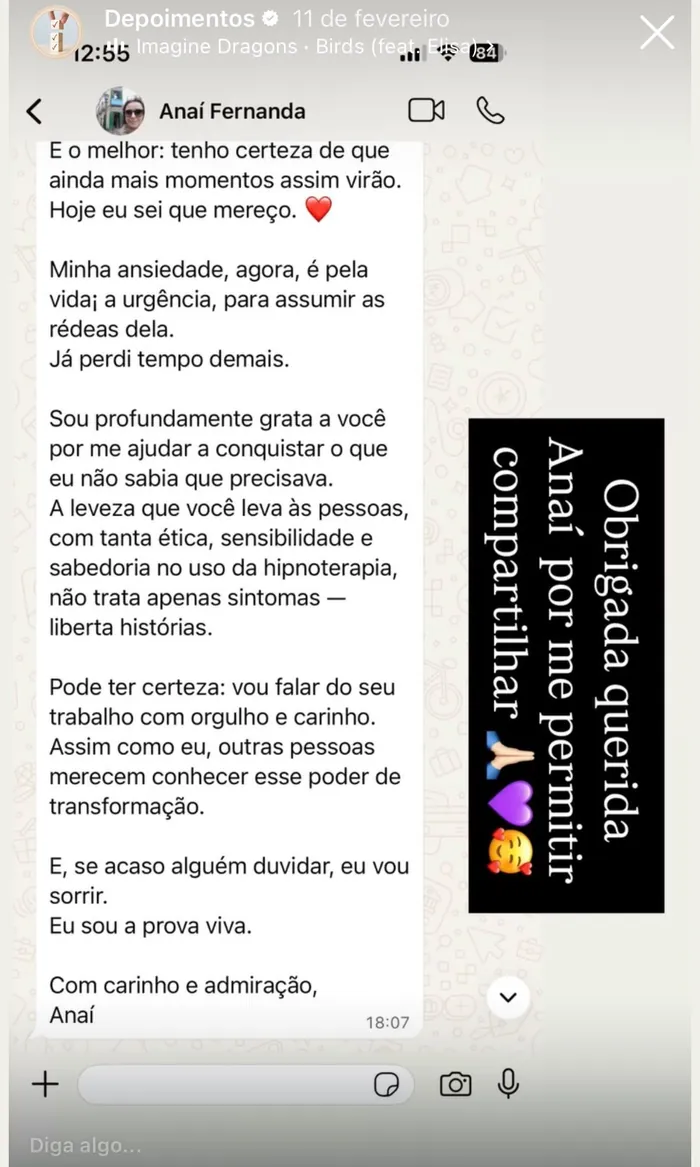 Depoimento de Anaí, parte 2